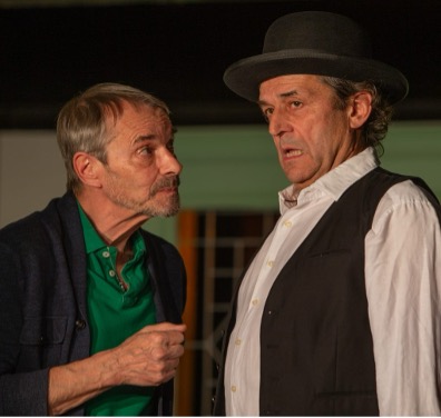 Christoph Schobesberger und Georg Kusztrich, Stella Theater im Prückel, Wien, Regie: Hermann J. Kogler